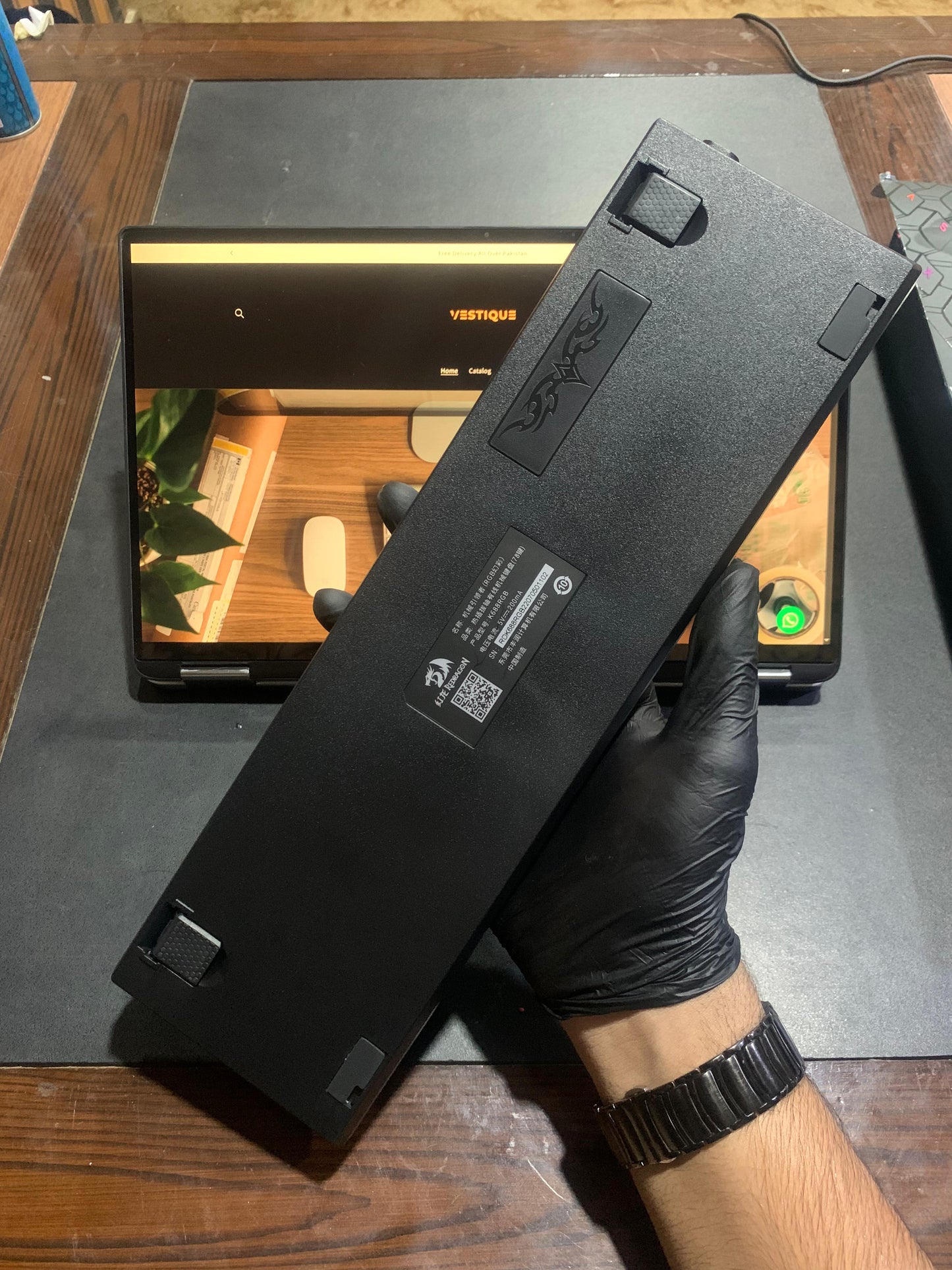 Redragon K688 RGB MECHANICAL KEYBOARD | Software Operated | Detachable Type C Wire