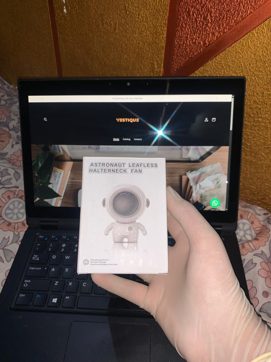 Astronaut Leafless Halter-Neck Fan