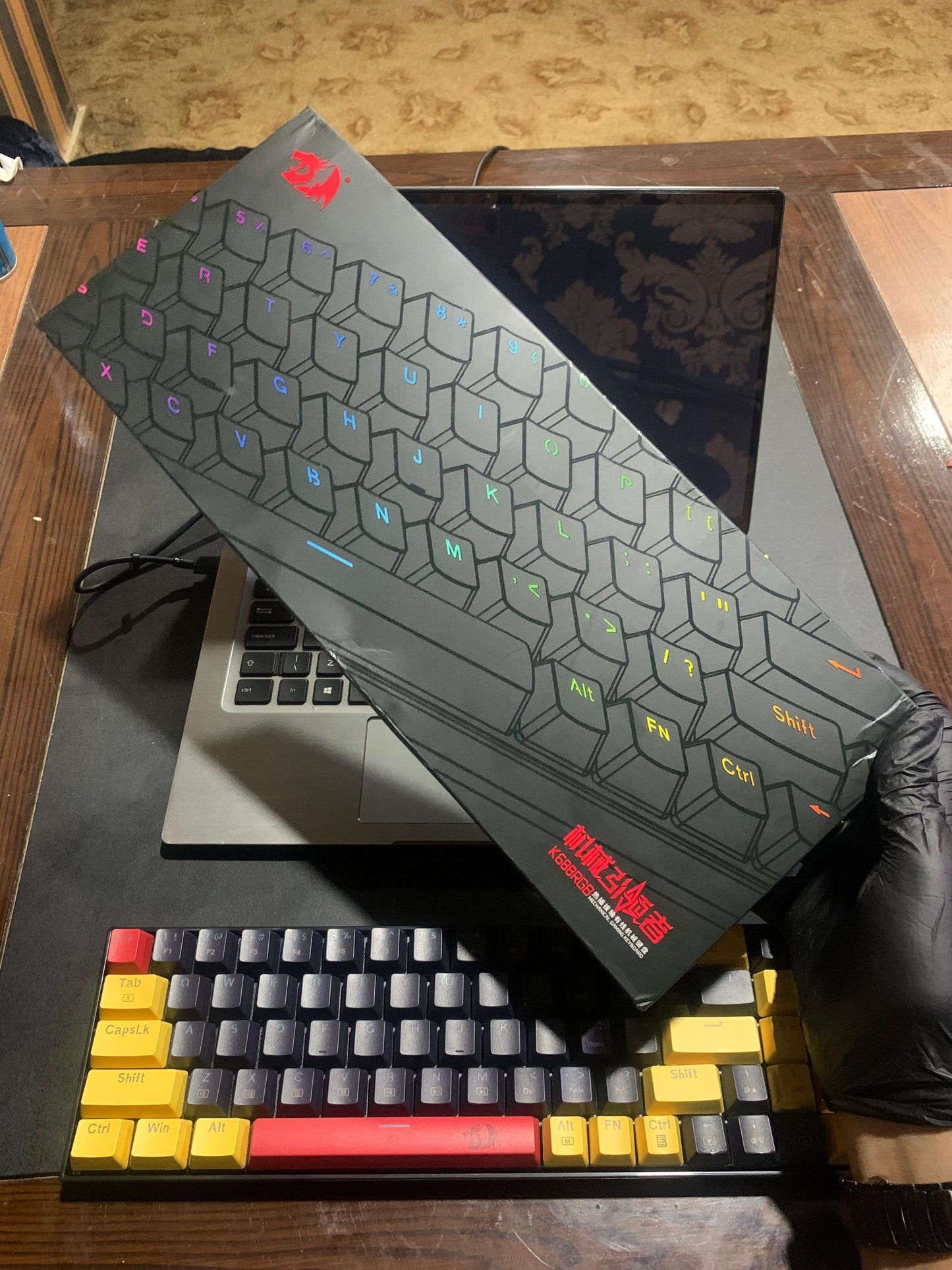 Redragon K688 RGB MECHANICAL KEYBOARD | Software Operated | Detachable Type C Wire